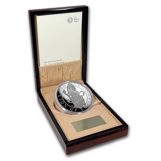 2017 GB Proof 1 kilo Silver Queen's Beasts Lion (Box & COA) 2017 GB Proof 1 kilo Silver Queen's Beasts Lion (Box & COA)